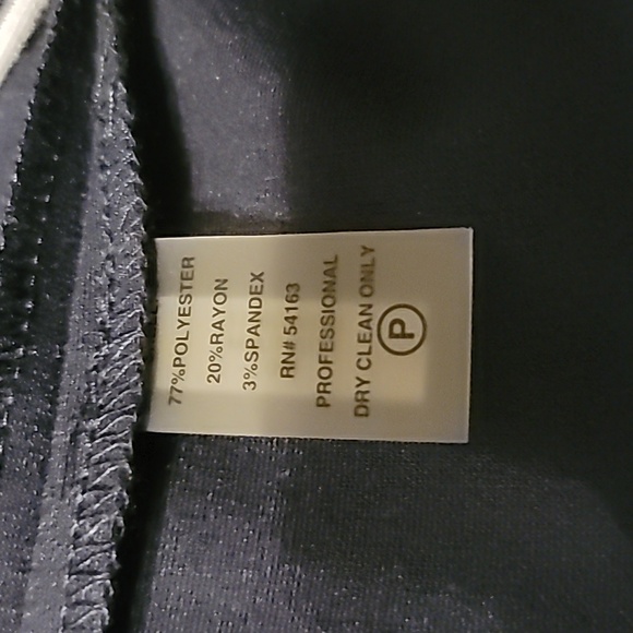 Calvin Klein Navy Chevron Stripes Sheath Dress - Picture 7 of 7